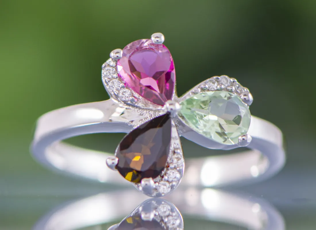 Пръстен с Турмалини