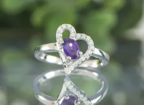 Пръстен с Аметист