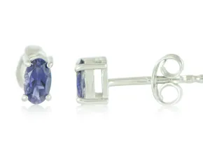 Обици с Иолит