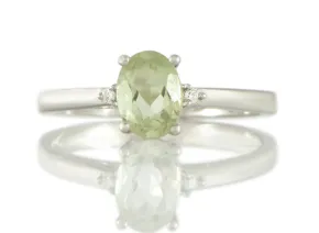 Пръстен със Зелен Аметист