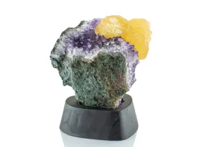 Аметист с Калцит