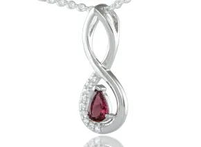 Сребърна висулка с Турмалин