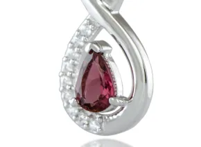 Сребърна висулка с Турмалин