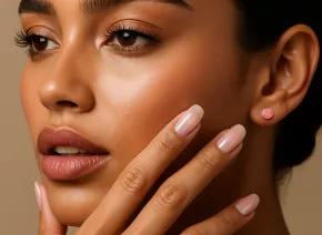 Обеци с Родохрозит