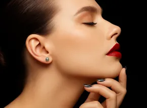 Обеци с Лабрадорит