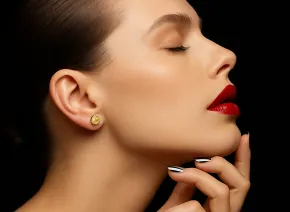 Обеци с рутилов кварц