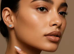 Обици с Дендритов Опал