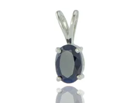 Сребърна висулка със Сапфир