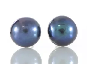 Обици с Черни Перли