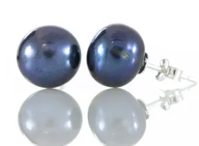 Обици с Черни Перли